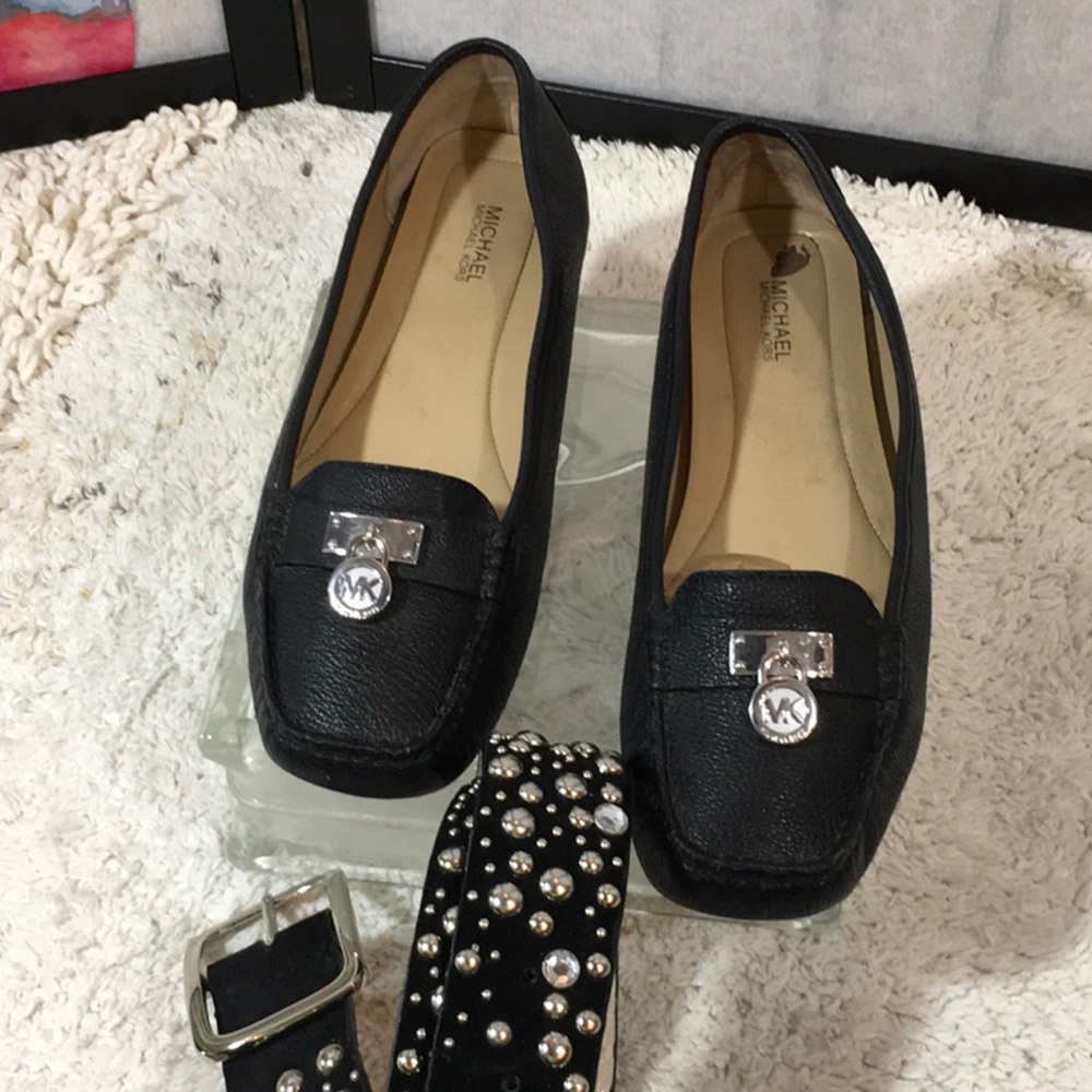 Michael Kors leather driving loafer